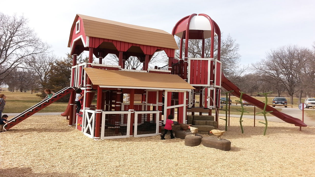 Barn Playground | Playco Park Builders